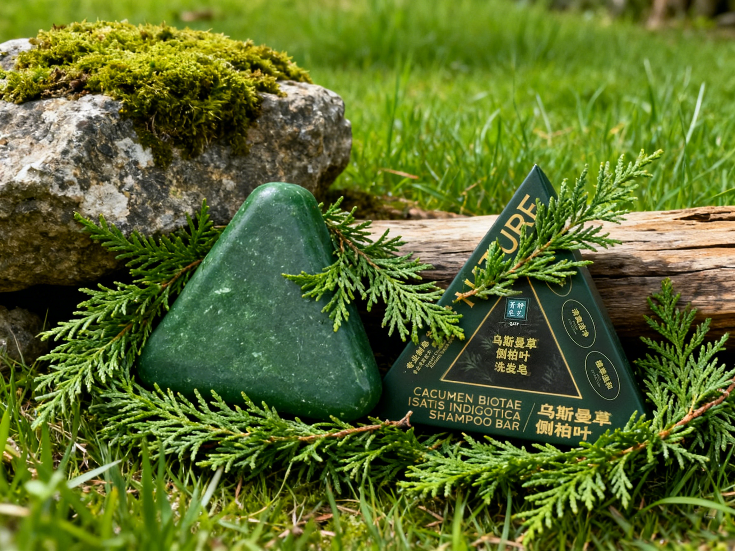 乌斯曼草侧柏叶洗发皂